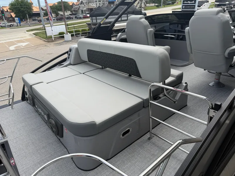 Slide: The Image of Interior of a 2026 Harris Solstice DC 250 boat. - 20