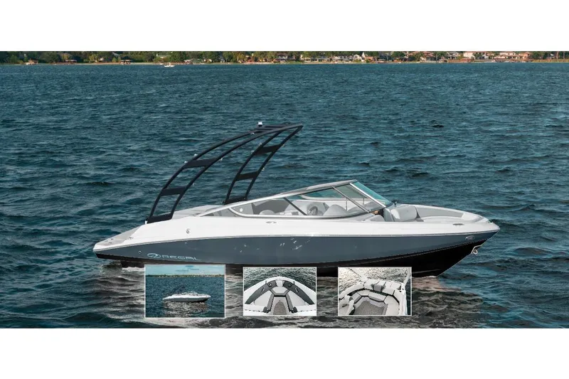 The Image of 2026 Regal 2000 ES boat on water, featuring sleek design and spacious interior. - 0