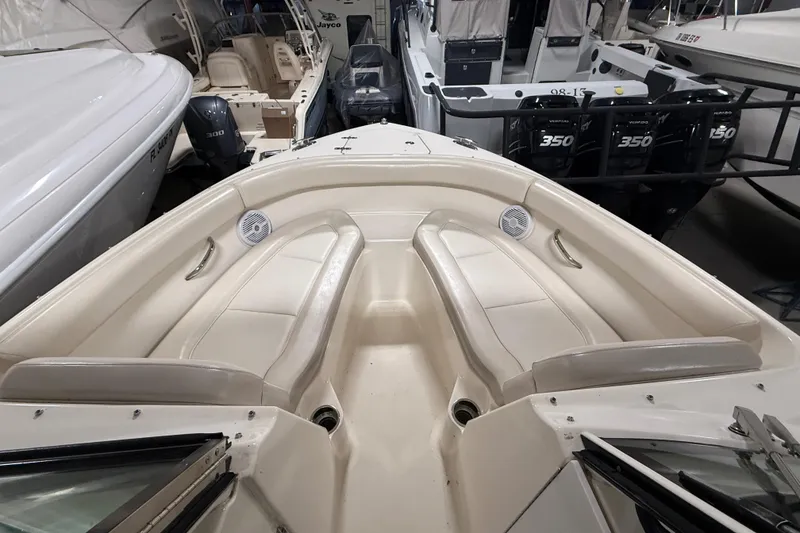 Slide: The Image of 2014 Pursuit DC 265 Dual Console raw water washdown feature. - 25