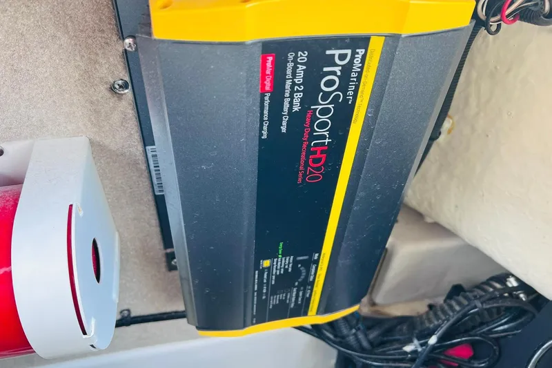 Slide: The Image of ProMariner ProSport HD20 marine battery charger in a 2019 Bryant POTENZA 270 boat. - 88