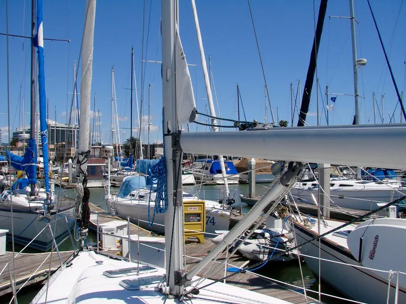 Slide: The Image of Cockpit of a 2001 Beneteau 331 sailboat. - 4