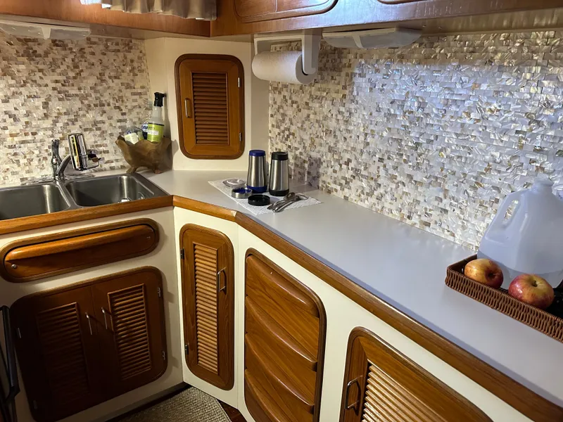 Slide: The Image of Angel Twin Trawler 43 Sundeck 1988 - 25