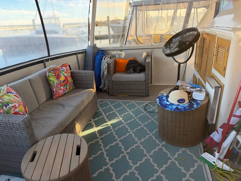 Slide: The Image of Angel Twin Trawler 43 Sundeck 1988 - 32