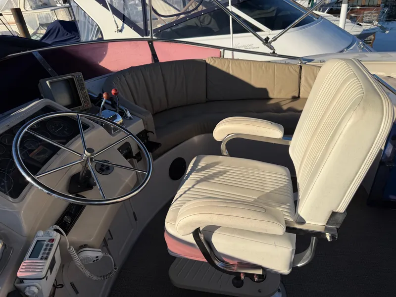 Slide: The Image of Angel Twin Trawler 43 Sundeck 1988 - 42