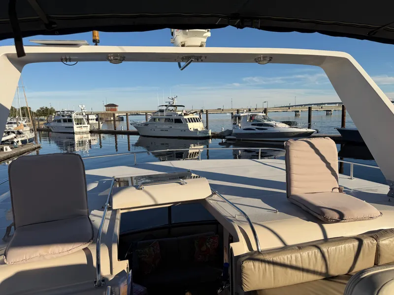 Slide: The Image of Angel Twin Trawler 43 Sundeck 1988 - 47