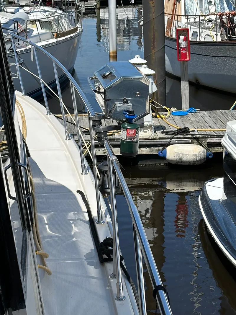 Slide: The Image of Angel Twin Trawler 43 Sundeck 1988 - 50