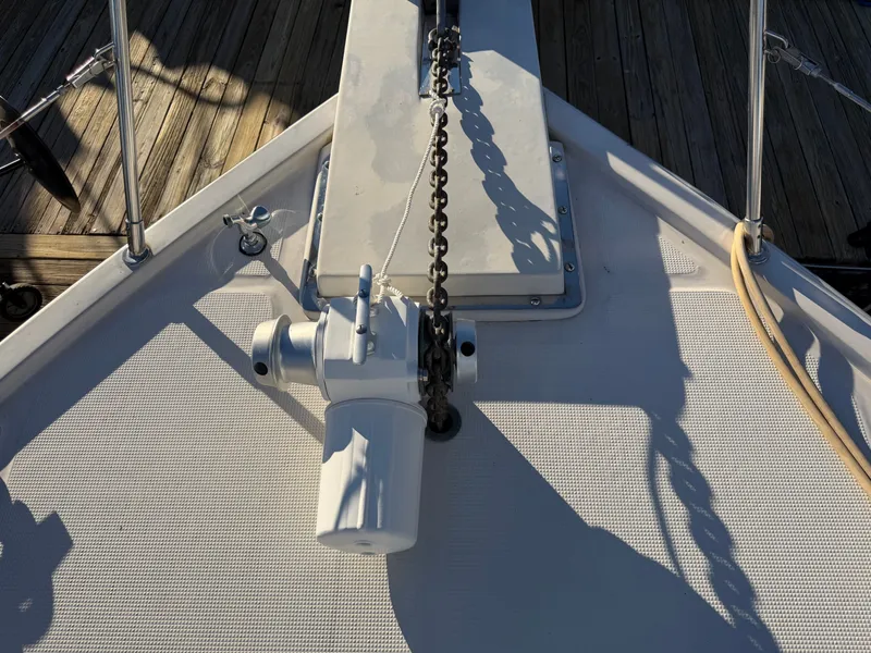 Slide: The Image of Angel Twin Trawler 43 Sundeck 1988 - 55