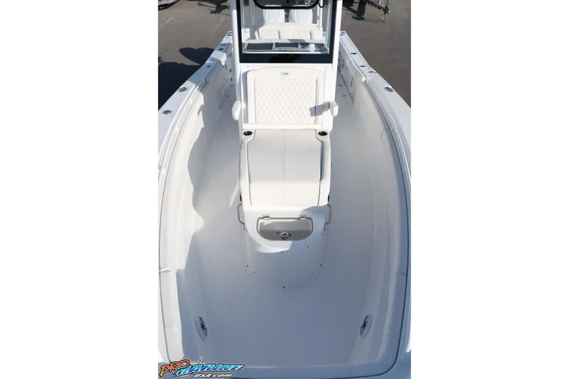 Slide: The Image of 2026 Sea Hunt Gamefish 30 Coffin Box boat interior, featuring spacious seating and sleek design. - 39