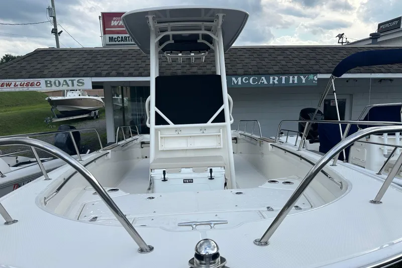 Slide: The Image of 2025 Boston Whaler 210 Montauk boat at McCarthy's. - 2
