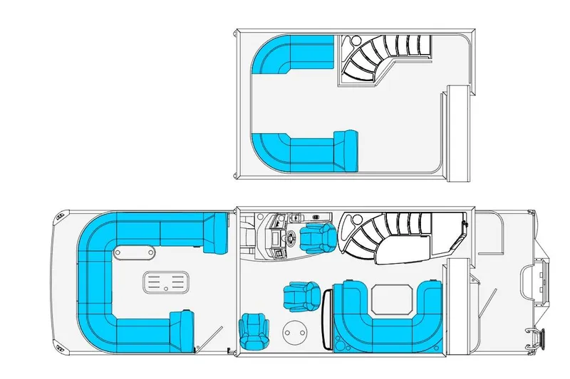 Slide: The Image of Floor plan of 2026 Premier 330 Escalante UD, featuring spacious seating and modern layout. - 4