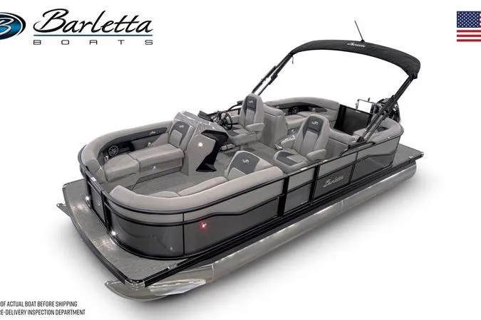 The Image of 2026 Barletta ARIA 22QC pontoon boat with sleek design and comfortable seating. - 0