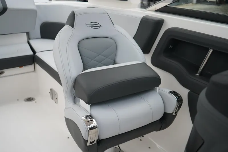 Slide: The Image of Luxury seating in 2026 Chaparral 270 OSX boat, featuring modern design and comfort. - 17