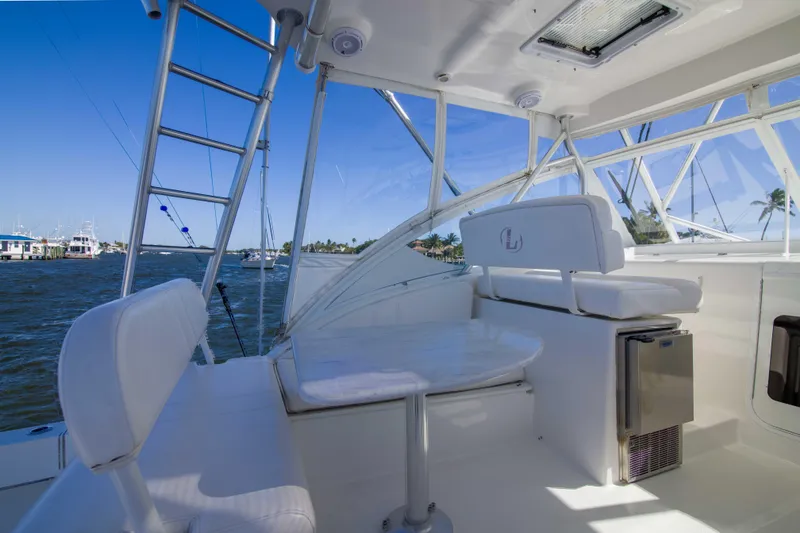 Slide: The Image of Luhrs 37 Date Night Keeping It Reel - Exterior Helm - 12