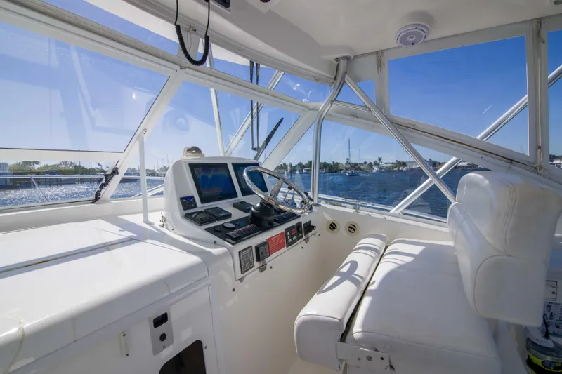 Slide: The Image of Luhrs 37 Date Night Keeping It Reel - Exterior Helm - 14