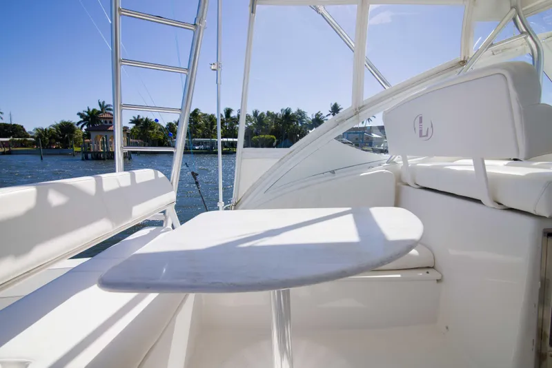 Slide: The Image of Luhrs 37 Date Night Keeping It Reel - Exterior Helm - 17
