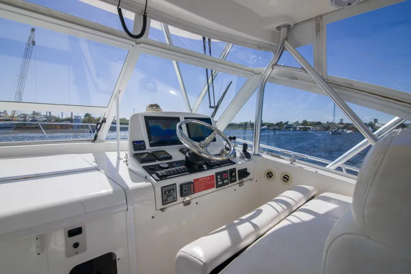 Slide: The Image of Luhrs 37 Date Night Keeping It Reel - Exterior Helm - 3