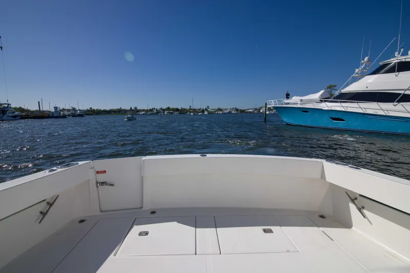 Slide: The Image of Luhrs 37 Date Night Keeping It Reel - Exterior Cockpit - 7