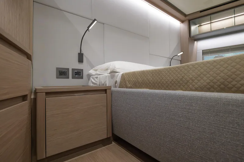 Slide: The Image of Aerial view of 2027 Pardo Yachts GT75 on clear blue water. - 5