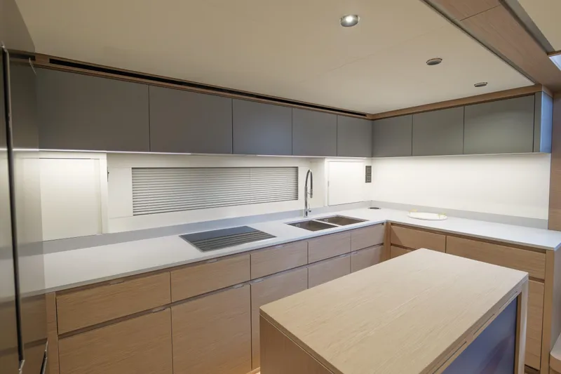 Slide: The Image of Luxury 2027 Pardo Yachts GT75 cruising on open sea, showcasing sleek design and performance. - 11