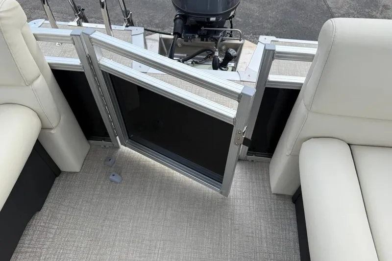 Slide: The Image of 2026 Avalon VLS Quad Lounge interior with open gate and comfortable seating. - 9