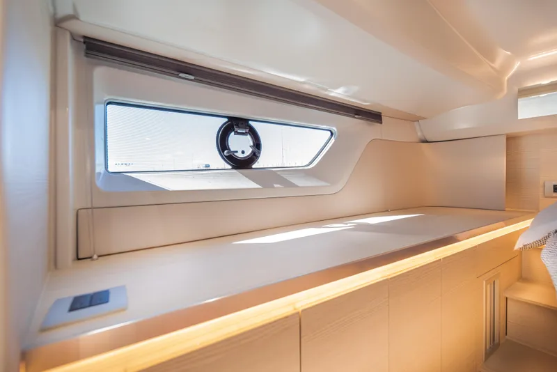 Slide: The Image of Interior of 2025 Catana YOT 36 yacht, featuring sleek design and modern window. - 36