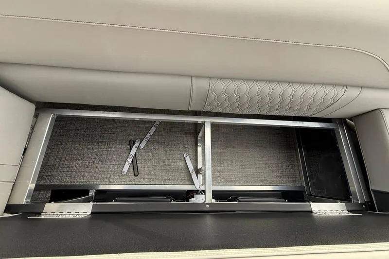 Slide: The Image of 2026 Avalon LSZ Versatile Rear Bench Windshield with open storage compartment, showcasing sleek design. - 19