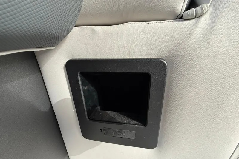 Slide: The Image of Interior detail of 2026 Avalon LSZ Versatile Rear Bench Windshield, featuring a built-in compartment. - 20