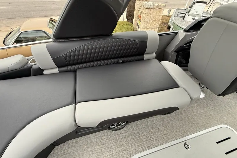 Slide: The Image of 2026 Avalon Excalibur LTD Quad Lounger Shift interior with luxurious seating and modern design. - 24