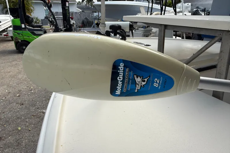 Slide: The Image of MotorGuide trolling motor on 2006 Scout 170 Costa boat, 82 lbs thrust, 24 volt. - 25