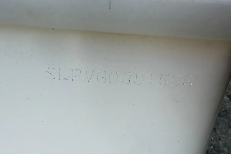 Slide: The Image of Hull identification number on 2006 Scout 170 Costa boat. - 7
