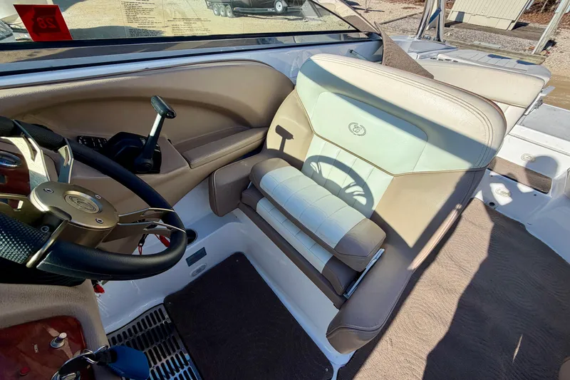 Slide: The Image of Bennett auto tab control panel on 2008 Cobalt 282 boat. - 14