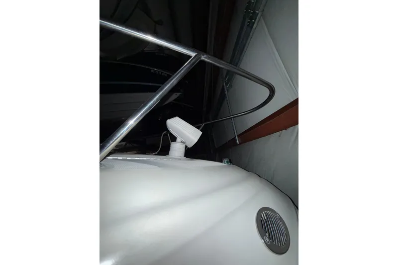 Slide: The Image of Engine compartment of a 2000 Sea Ray 240 Sundancer with Mercury 5.0L EFI. - 7