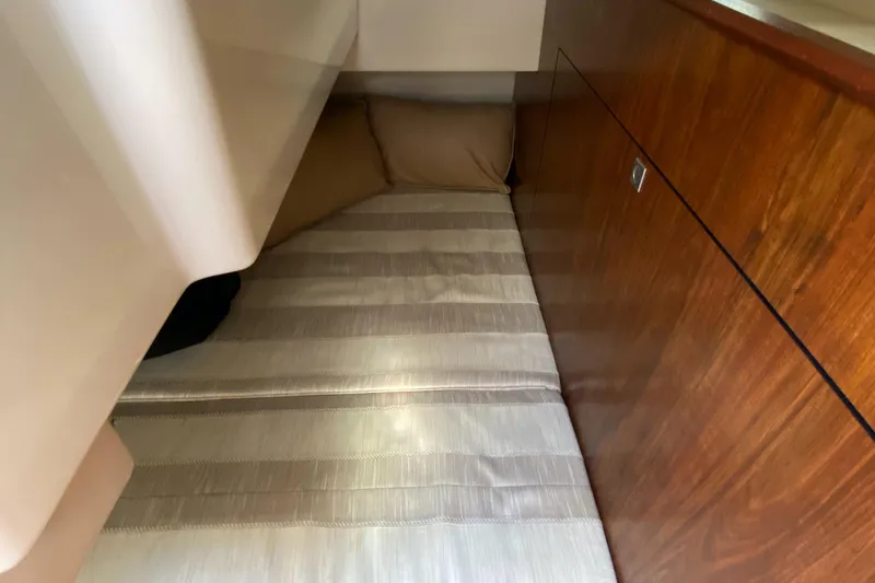 Slide: The Image of Interior of 2014 Monterey 260 SCR with cozy bed. - 22