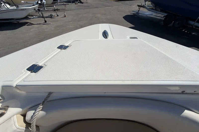 Slide: The Image of Storage compartment of 2025 Bulls Bay 255 Center Console boat. - 58