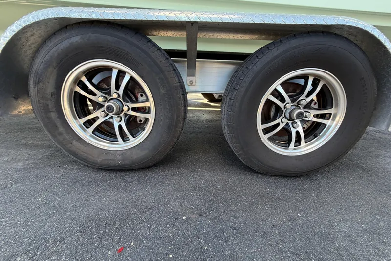 Slide: The Image of Trailer wheels for 2025 Bulls Bay 255 Center Console boat. - 83