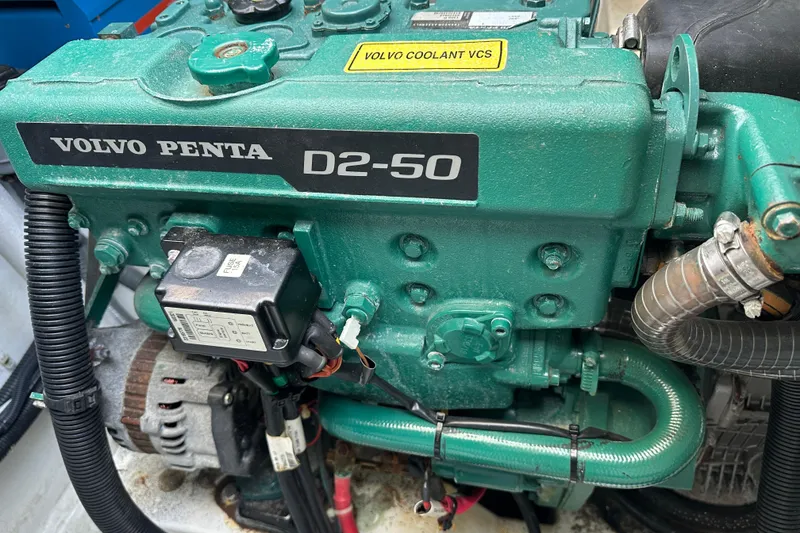 Slide: The Image of Volvo Penta D2-50 engine in a 2020 Fountaine Pajot Astrea 42 Catamaran. - 71
