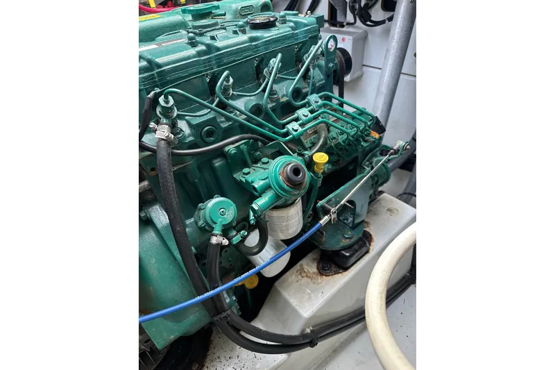 Slide: The Image of Engine of 2020 Fountaine Pajot Astrea 42 Catamaran, showcasing mechanical components. - 73