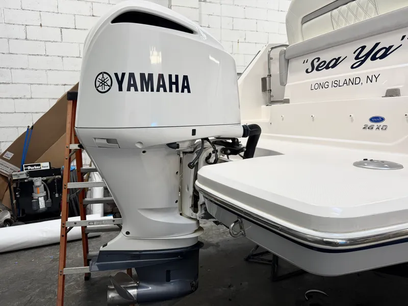 Slide: The Image of Yamaha motor on Regal 26 XO boat, Long Island, NY. - 5