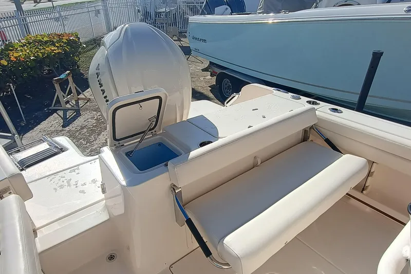 Slide: The Image of Grady-White Fisherman 236 boat, 2026 model, with Yamaha engine. - 11