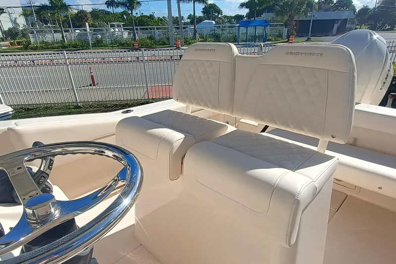 Slide: The Image of Interior of Grady-White Fisherman 236 boat, model year 2026. - 12