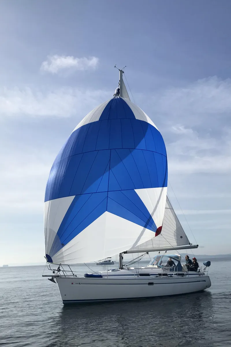 The Image of 2001 Bavaria 34 sailboat docked in marina. - 0