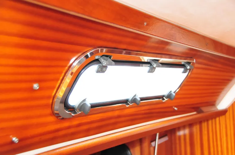 Slide: The Image of Interior view of a Bavaria 34 boat window, year 2001. - 28