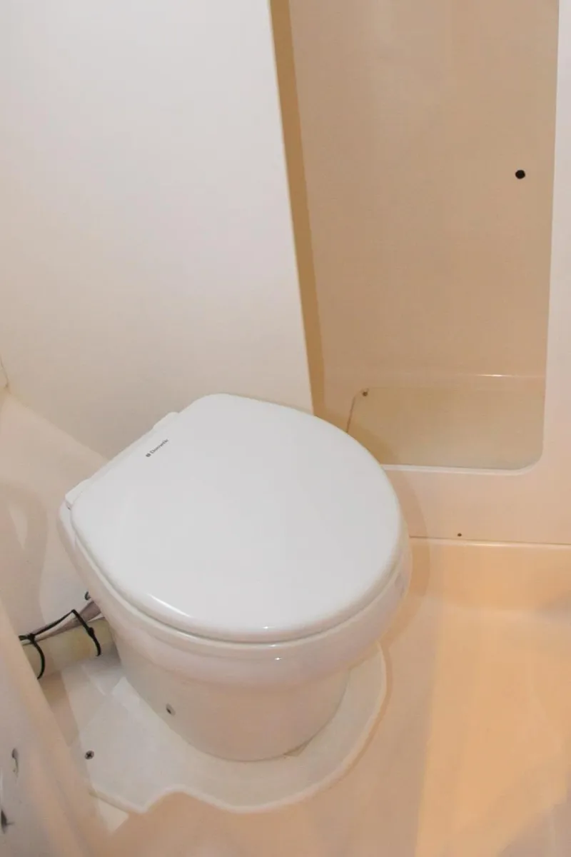 Slide: The Image of Bathroom in Bavaria 34 sailboat, year 2001. - 34