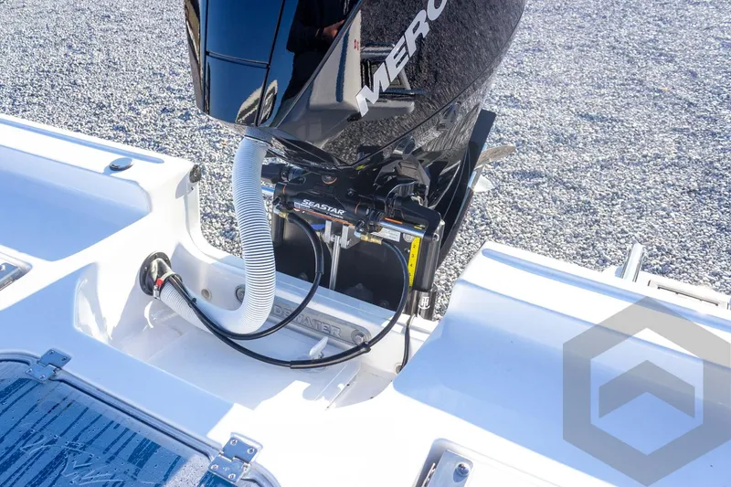 Slide: The Image of 2026 Tidewater 2110 Bay Max boat with Mercury engine and SeaStar hydraulic steering. - 42