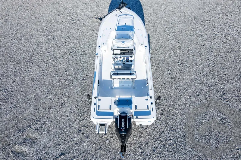 Slide: The Image of Aerial view of 2026 Tidewater 2110 Bay Max boat on gravel surface. - 50