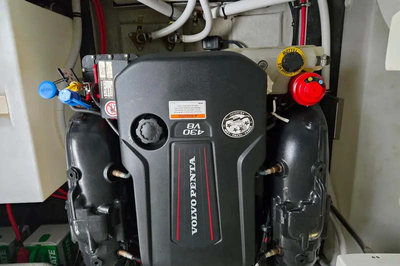 Slide: The Image of Volvo Penta V8 engine in a 2020 Cobalt R7 Surf boat. - 9