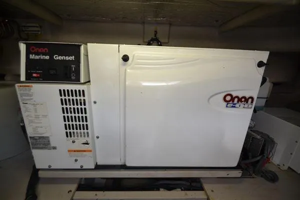 Slide: The Image of Onan Marine Genset in 2007 Sea Ray Sundancer 520 yacht engine room. - 33