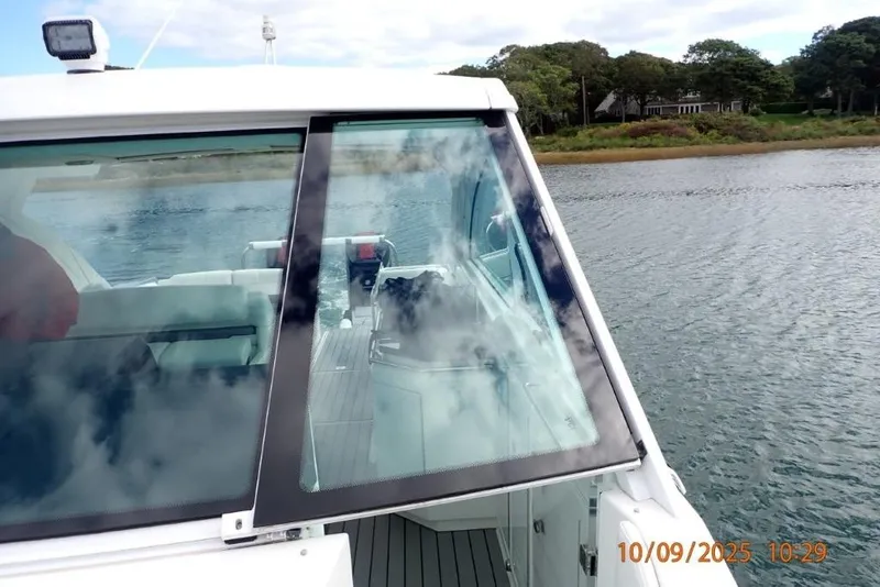 Slide: The Image of Modern kitchen area in 2022 Formula 380 Super Sport Crossover OB boat. - 21