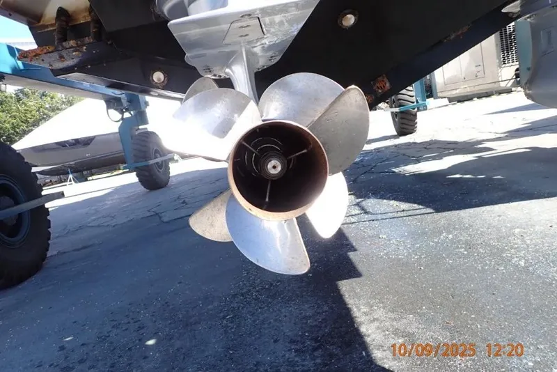 Slide: The Image of 2022 Formula 380 Super Sport Crossover OB dashboard with modern controls and touchscreen display. - 9