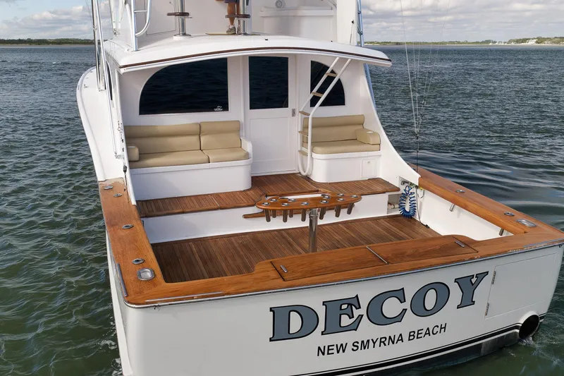 Slide: The Image of Paul Mann 60 Custom Carolina 2002 yacht "Decoy" with spacious deck and seating, New Smyrna Beach. - 37